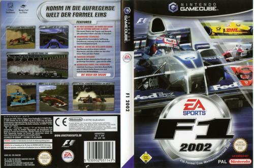 F1 2002 (Europe) (En,Fr,De,It) Cover - Click for full size image